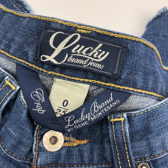 Lucky Brand Zoe Bermuda Crop Jean Shorts - Picture 6 of 7